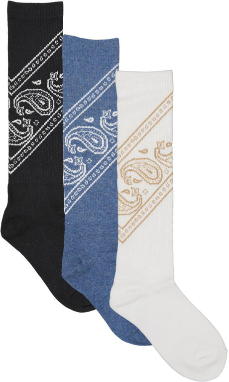 Zubii Girls Bandana Paisley Knee Socks - 824