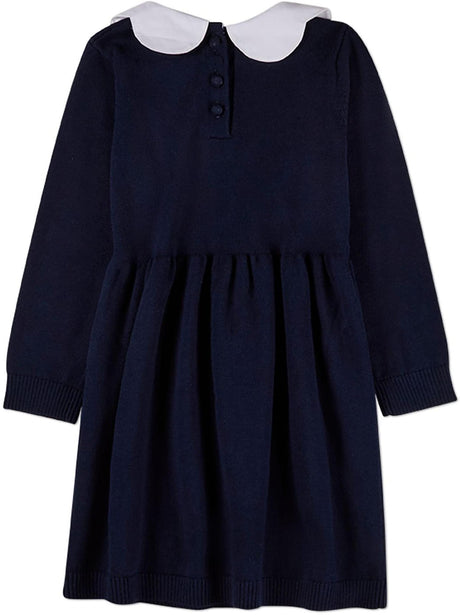 MiniMoi by Memoi Girls Knit Short Length Dress - IQQ10539