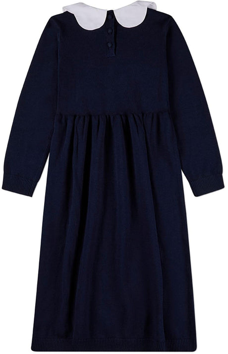 MiniMoi by Memoi Girls Knit Long Length Dress - IQQ10540
