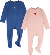 MiniMoi by Memoi Baby Boys Girls Embroidered Footie - IAA10465/IAA10502