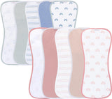 Ely's & Co Reversible Hourglass Burp Cloth 5 Pack