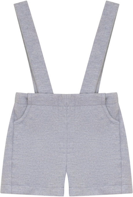 Space Gray Boys Faux Wool Overall - WB6CY3109O
