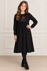 Principi Girls Embroidered Cherry Dress - KW49