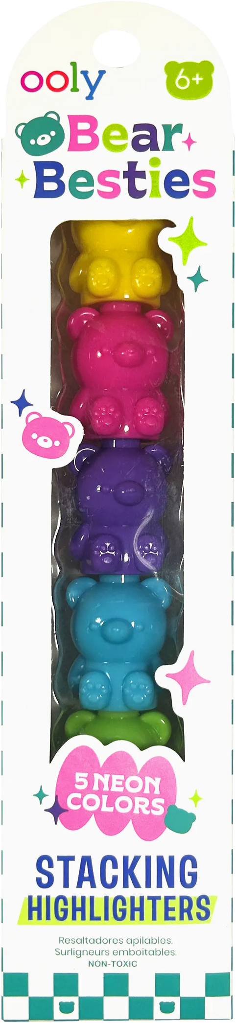 ooly Bear Besties Stacking Highlighters  - 130-128