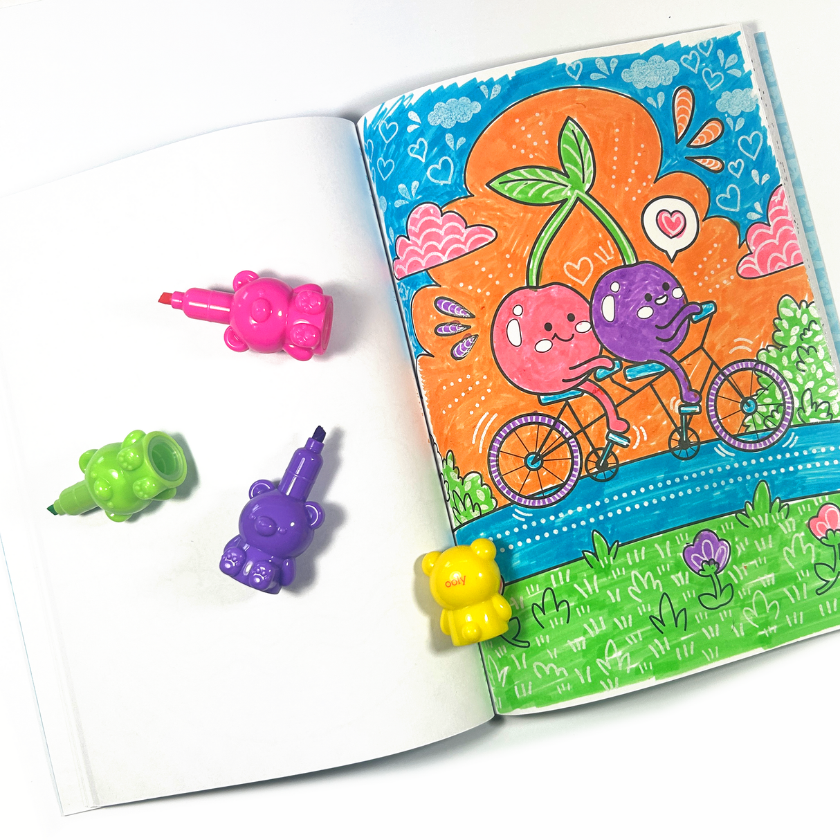 ooly Bear Besties Stacking Highlighters  - 130-128