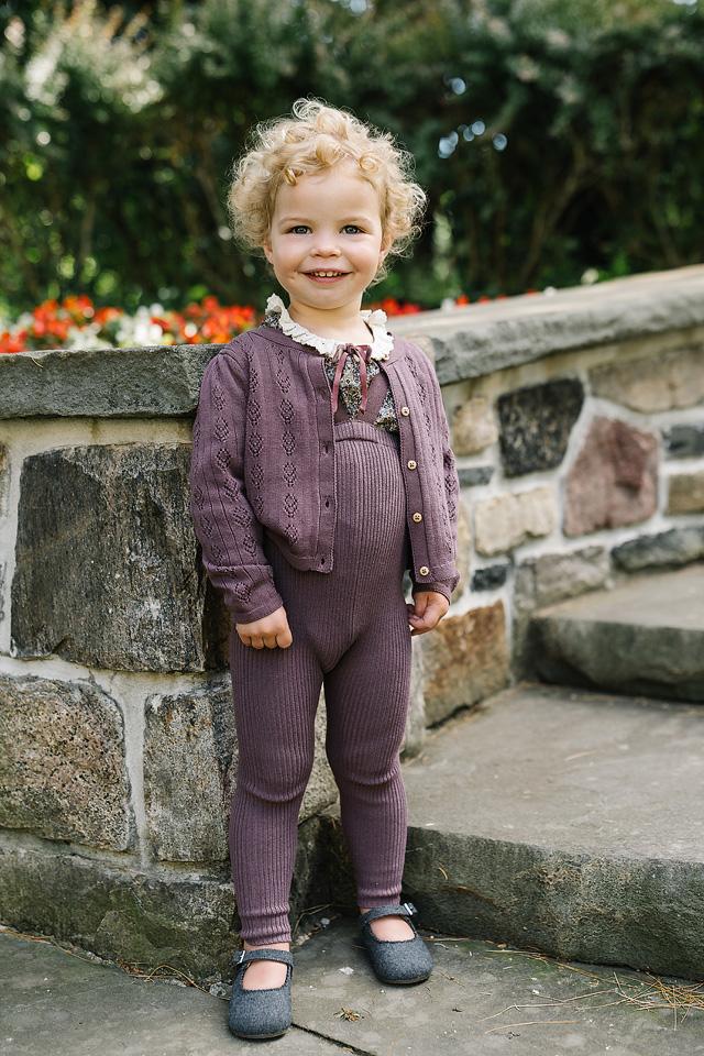 Analogie by Lil Legs Signature Collection Girls Pointelle Cardigan - AF26S527