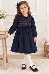 Clo Girls Embroidered Dress - WB6CP7458D