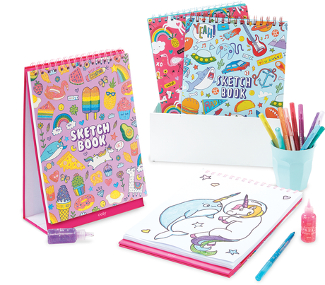 ooly Cute Doodle World Standing Sketch Notebook - 118-215