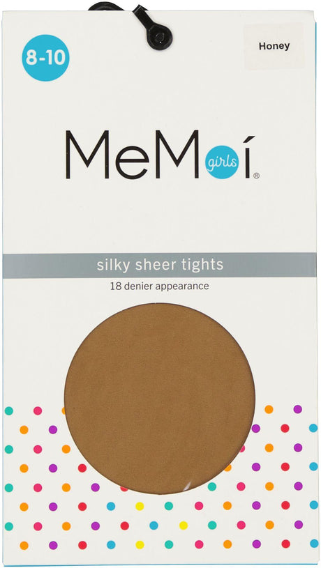 Memoi Girls Basic Silky Sheer 18 Denier Tights Pantyhose - MK-318