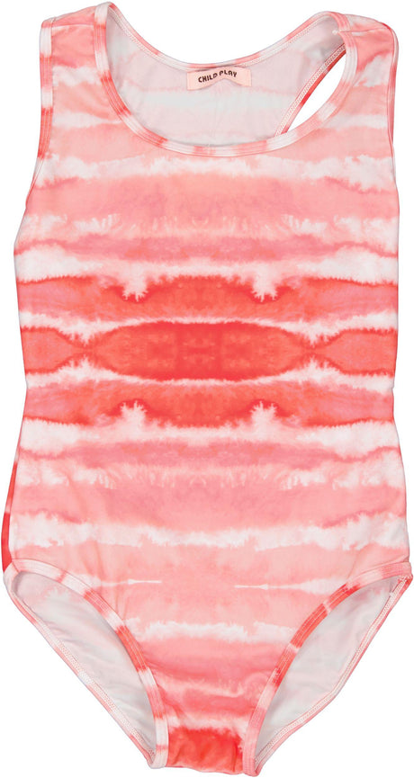 Child Play Girls Watercolor Bathing Suit - 6923