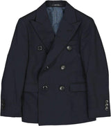 T.O. Collection Boys Navy Double Breasted Suit Separates - 3822-33