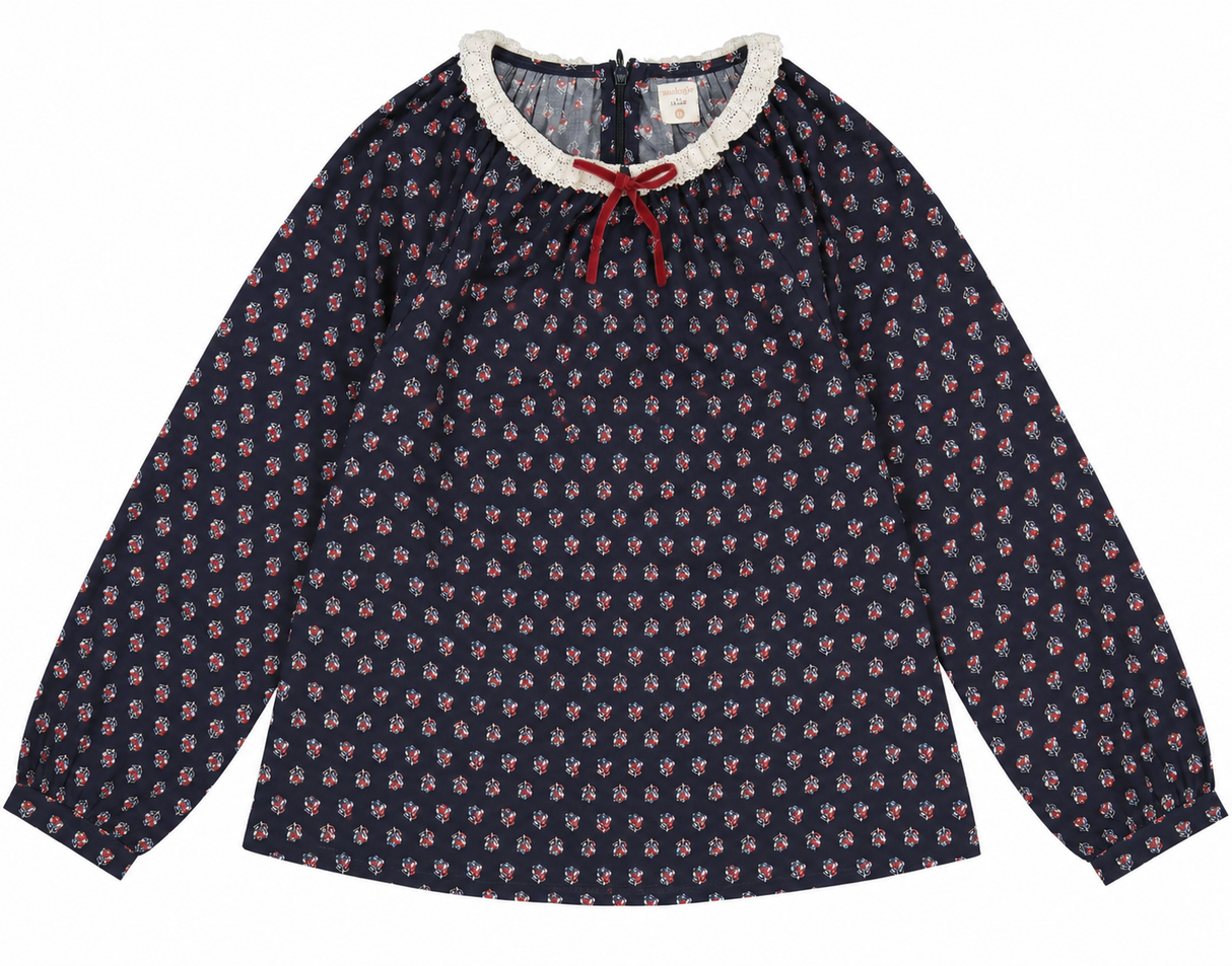 Navy Print