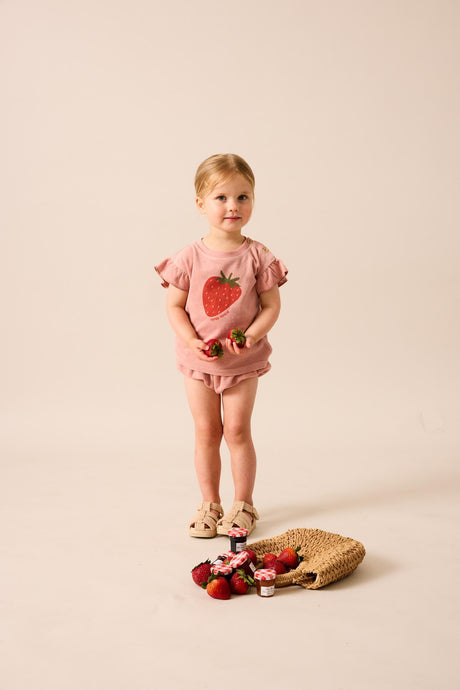 Analogie by Lil Legs Lil People Collection Baby Girls Strawberry Outfit - LPSST