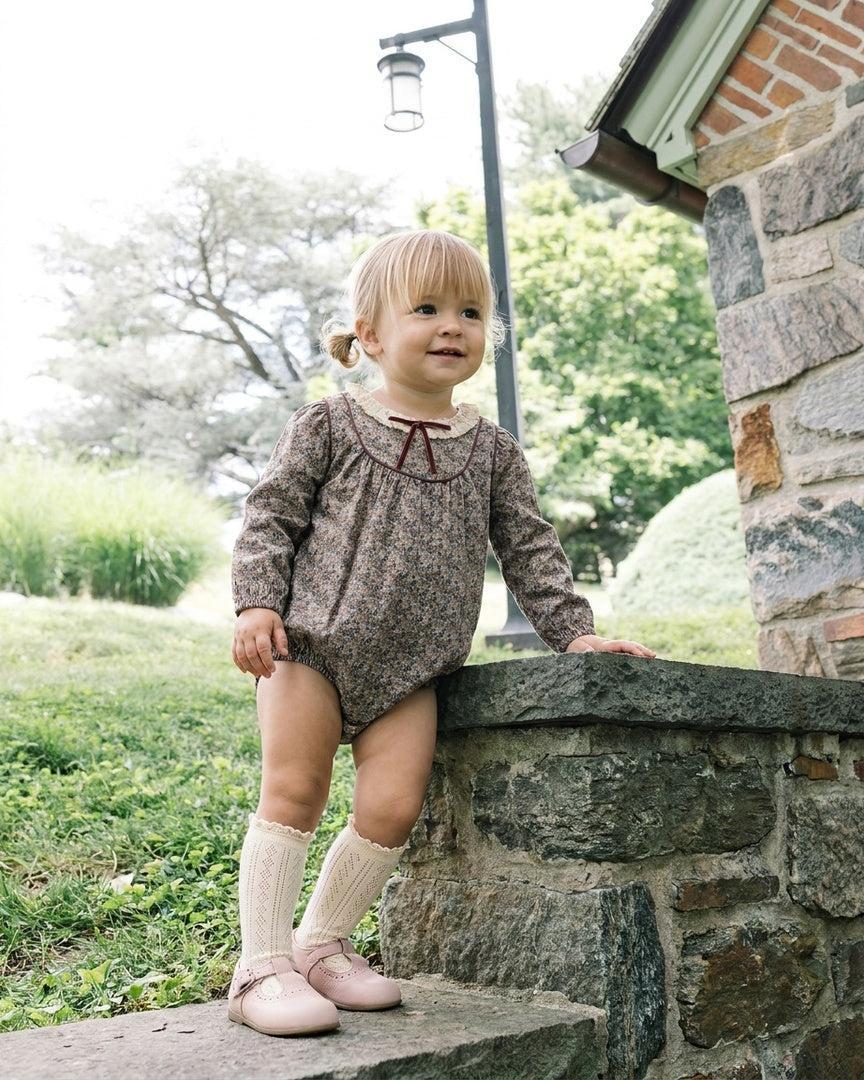 Analogie by Lil Legs Home Garden Collection Baby Girls Romper - AF26R624