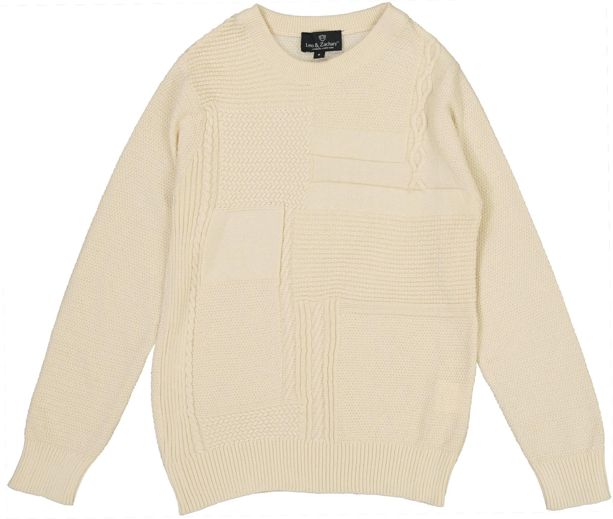 Leo & Zachary Boys Mixed Knit Sweater - TYLER