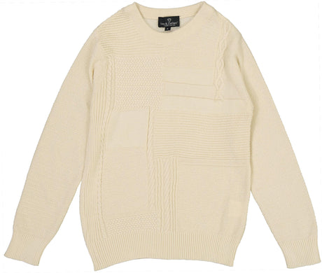 Leo & Zachary Boys Mixed Knit Sweater - TYLER