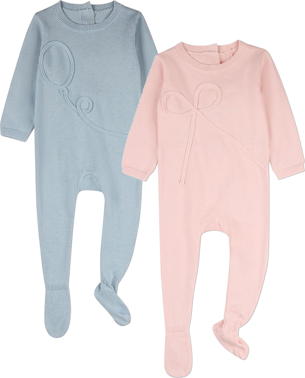 MiniMoi by Memoi Baby Boys Girls Knit Footie - IAA10491/IAA10492