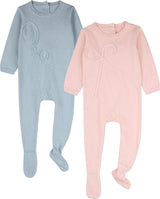 MiniMoi by Memoi Baby Boys Girls Knit Footie - IAA10491/IAA10492