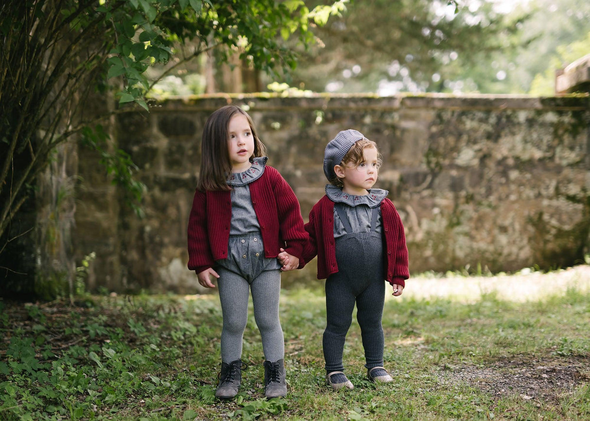 Analogie by Lil Legs Knit Collection Toddler Boys Girls Knit Suspender Leggings - KSLG