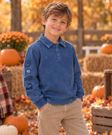 Bonjoy Boys Alpes Long Sleeve Polo Shirt - TW26011P