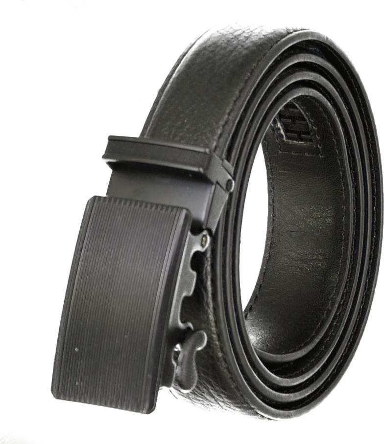 Mio Marino Boys Black Leather Adjustable Ratchet Track Belt - BRB001-5615-BK