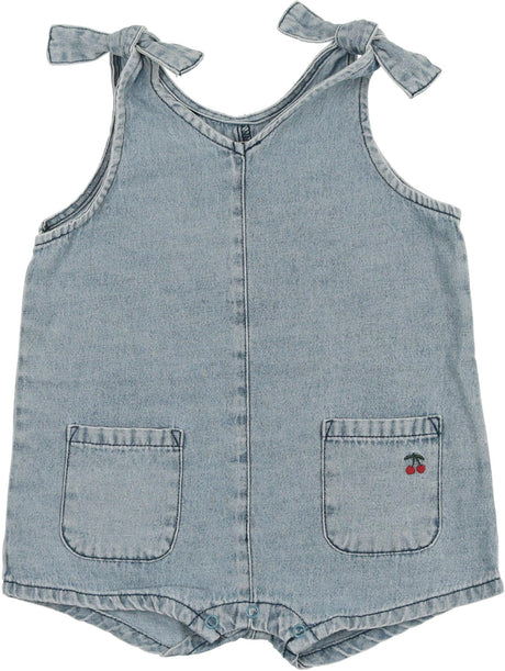 Analogie by Lil Legs Stonewash Collection Baby Toddler Girls Romper