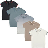 Lil Legs Solid Collection Boys Short Sleeve Polo Shirt