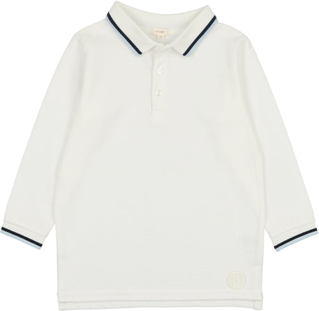 Lil Legs Solid Collection Boys Long Sleeve Polo Shirt