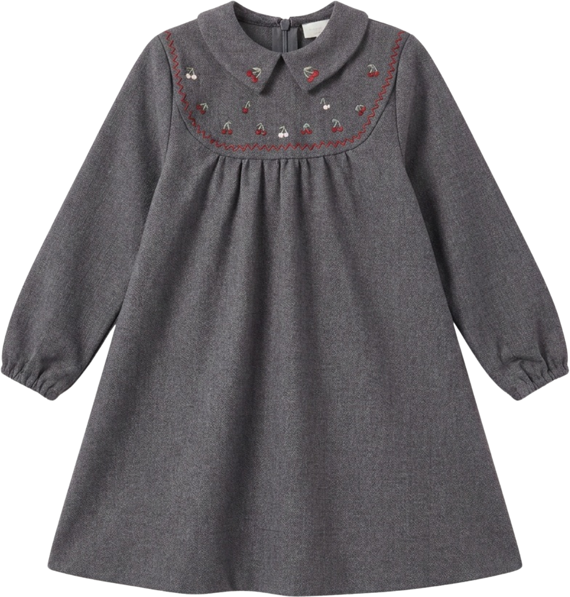 Jolie Capri Girls Embroidered Cherry Dress - WB6CY3112D