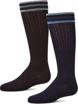 Memoi Girls Cozy Stripe Knee Socks - MKF-7262