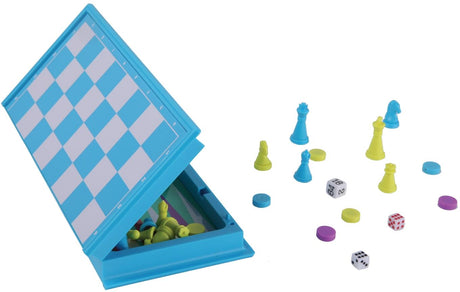 iScream 3-in-1 Chess, Checkers, Backgammon Magnetic Travel Game Set - 770-321