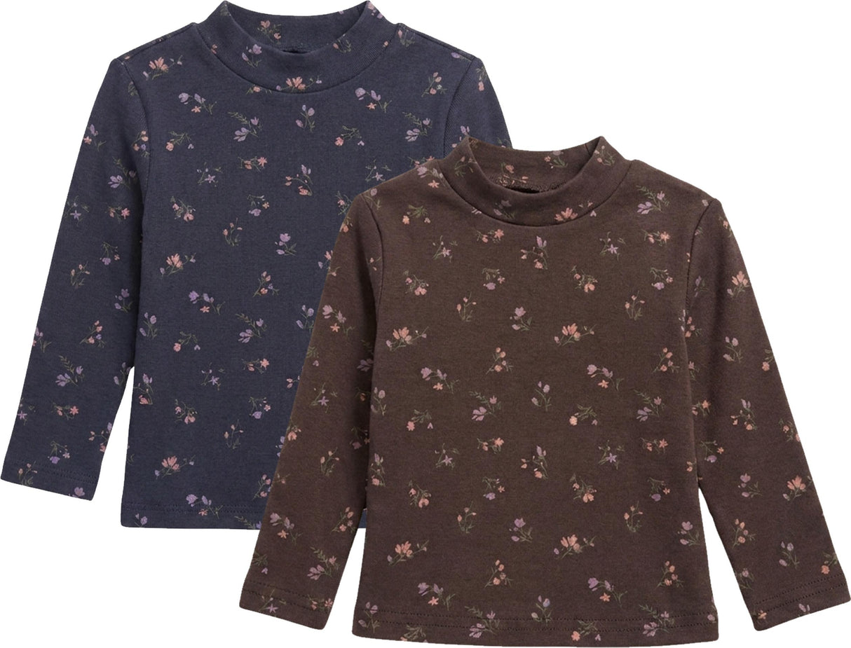 Puddles Girls Floral Printed Mockneck - WB6CY3108