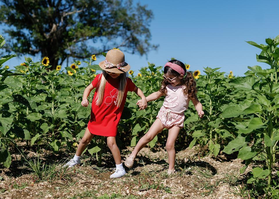 Analogie by Lil Legs Radish Collection Girls Short Sleeve Dress