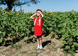 Analogie by Lil Legs Radish Collection Girls Short Sleeve Dress