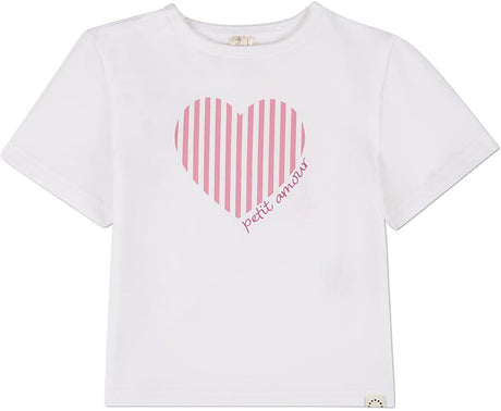 MiniMoi by Memoi Girls Heart Short Sleeve T-shirt - ITT10132