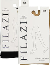 Filazi Womens Deluxe Microfiber 80 Denier Control Top Tights - 66
