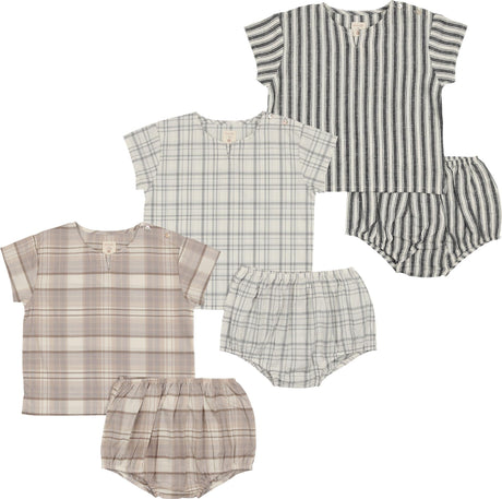 Analogie by Lil Legs Shabbos Collection Baby Toddler Boys Printed Outfit Set