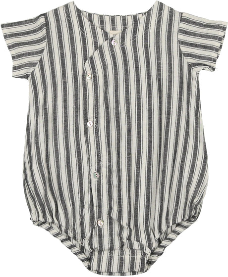 Analogie by Lil Legs Shabbos Collection Baby Toddler Boys Side Button Romper