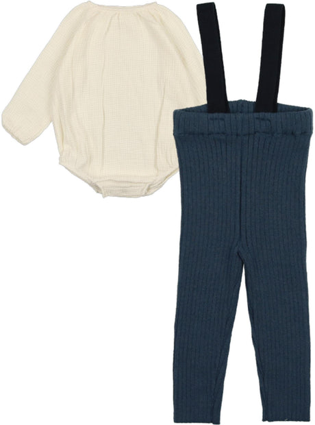 Analogie by Lil Legs Shabbos Collection Baby Toddler Boys Knit Leggings Outfit Set
