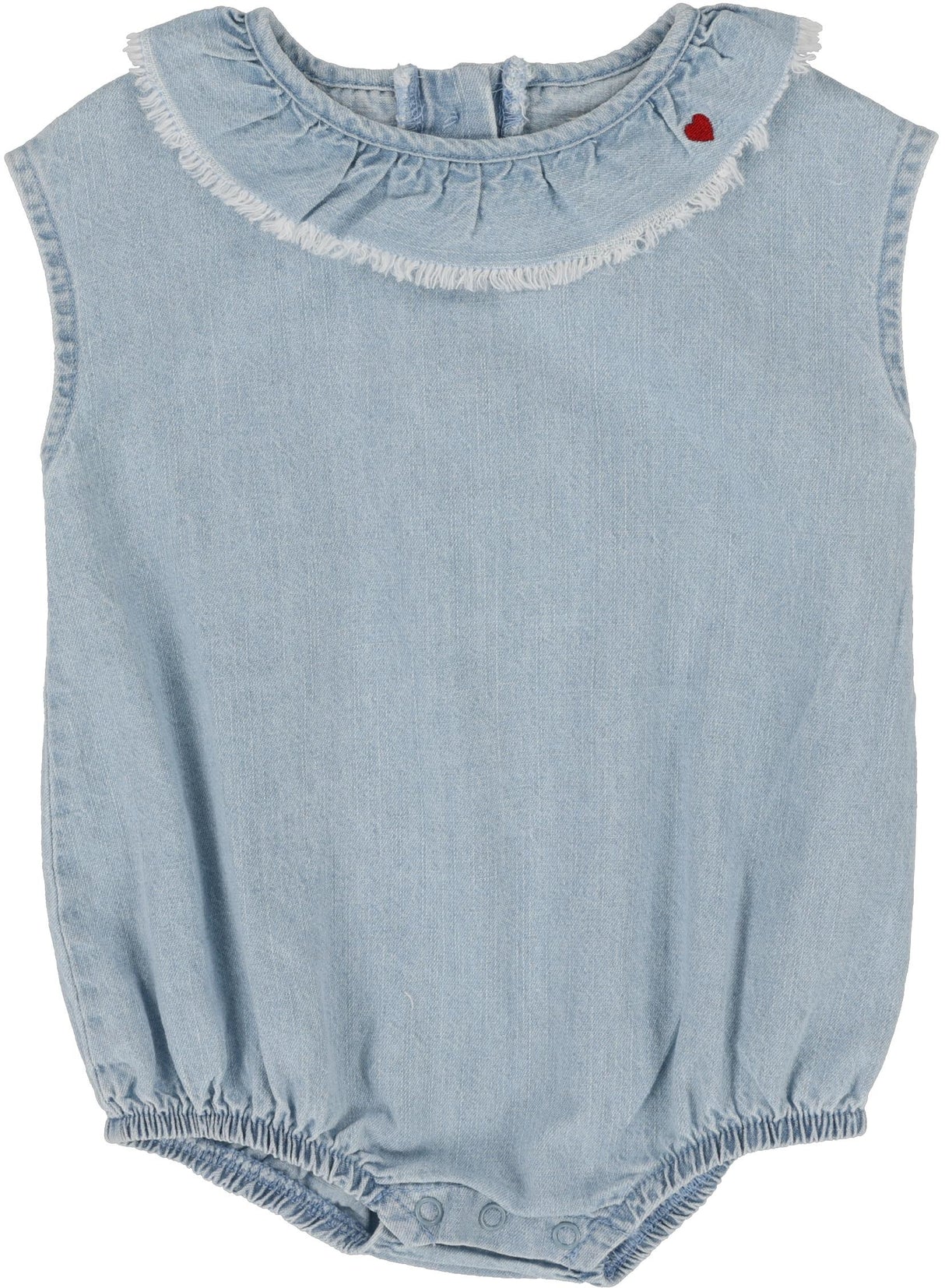 Lil Legs - Girls Fringe Romper - Dark Wash Lil Legs - Girls Fringe Romper - Dark Wash