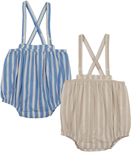 Analogie by Lil Legs Downtown Collection Baby Boys Striped Suspender Bloomers - DLSB