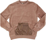 Siccinino Girls Quilted Pocket Sweatshirt - 7415