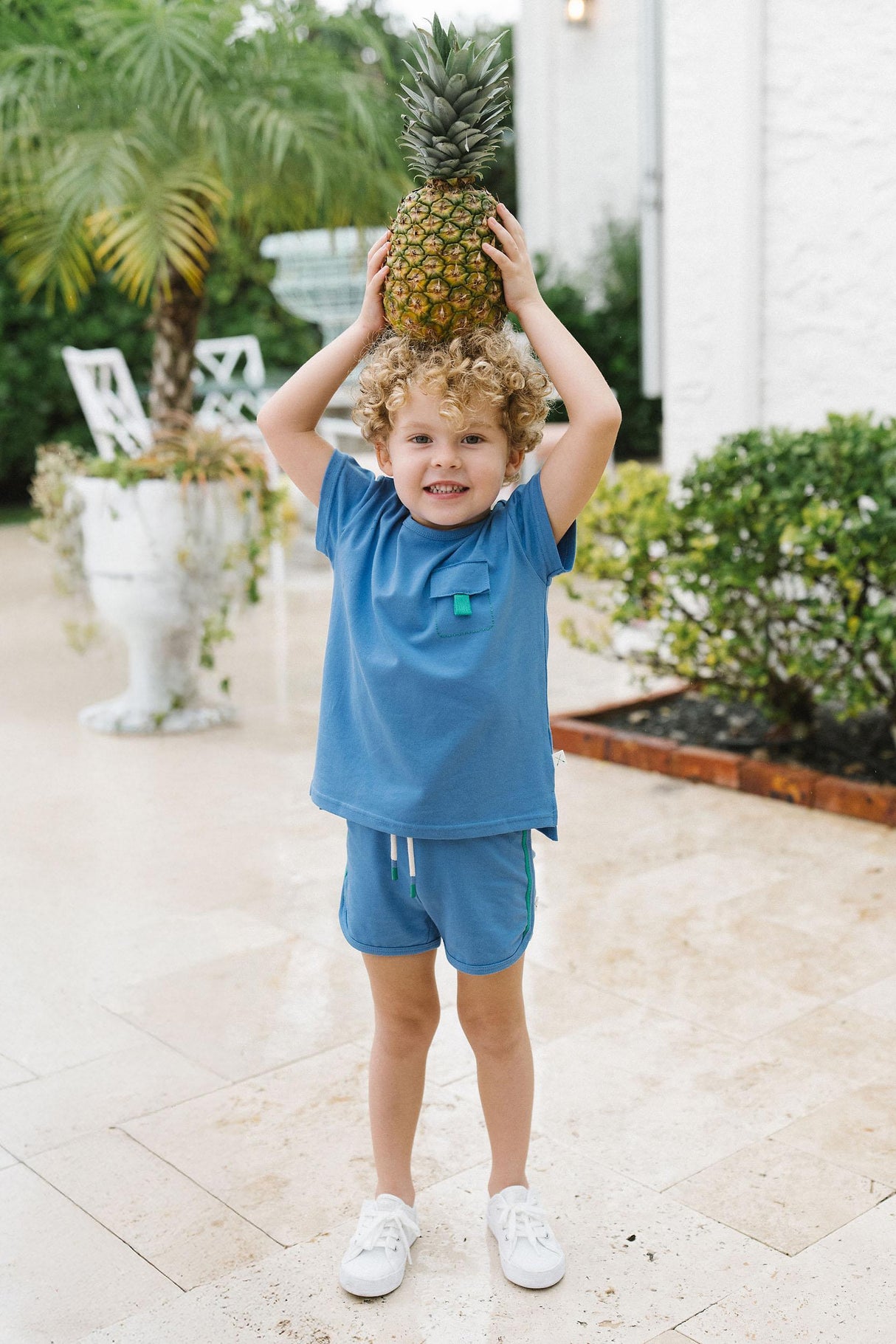 Analogie by Lil Legs Boating Crew Collection Boys Short Sleeve Pocket T-shirt - BCPTE