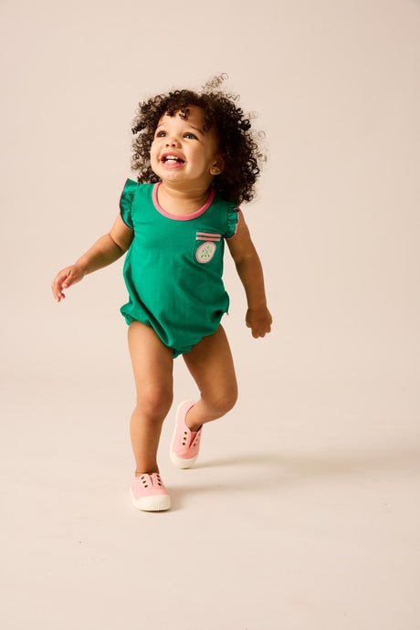 Analogie by Lil Legs Boating Crew Collection Baby Girls Romper - BCGR