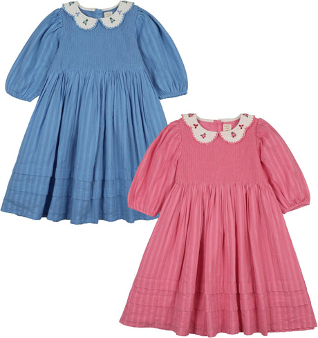 Analogie by Lil Legs Downtown Collection Girls 3/4 Sleeve Dress - DDRS