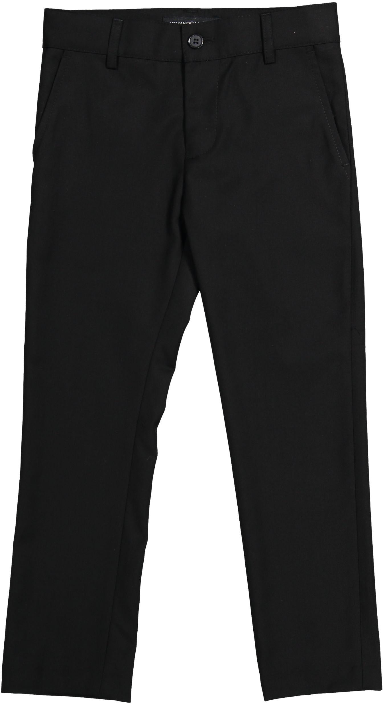 Armando Martillo Boys Flat Front Adjustable Waist Dress Pants