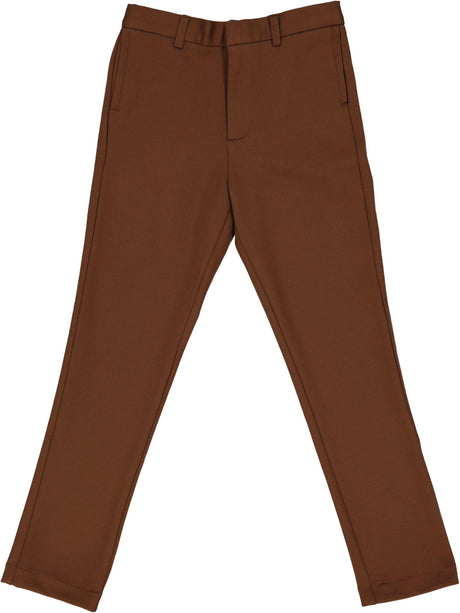 Mocha Noir Boys Stretch Dress Pants - ASCP304(H)/ASCP305