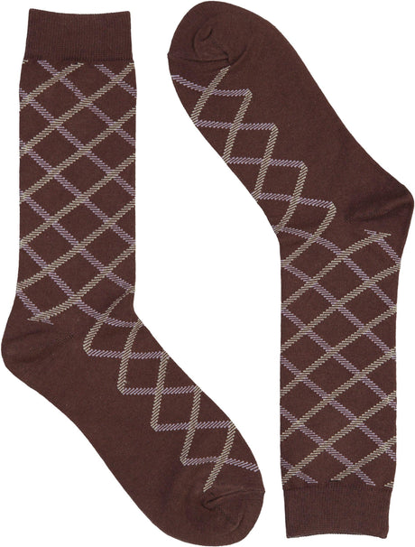 Marino Avenue Mens Cotton Dress Socks - WS056-2-BK-1013