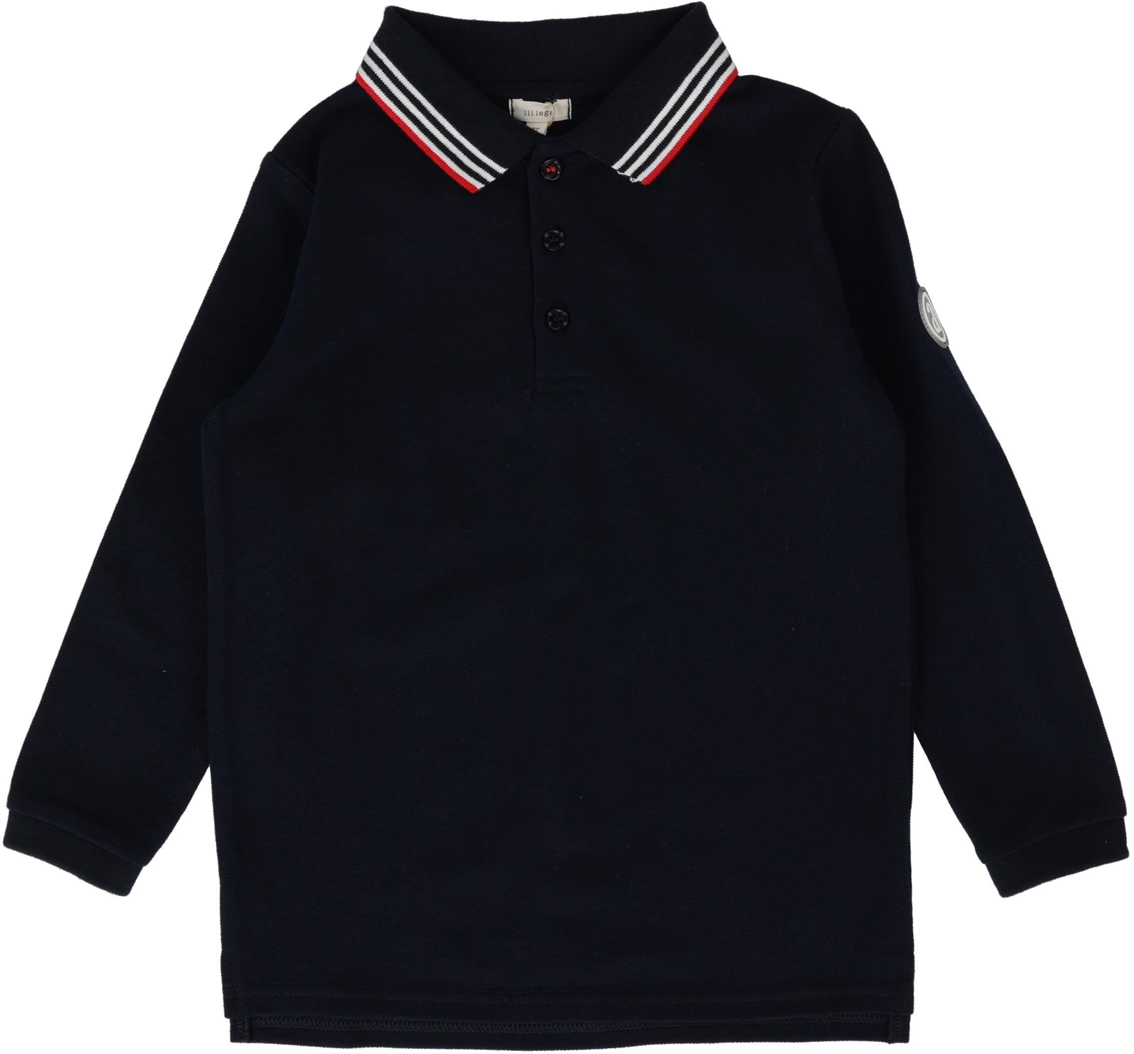 Lil Legs Collar Tee - Black Lil Legs Collar Tee - Black
