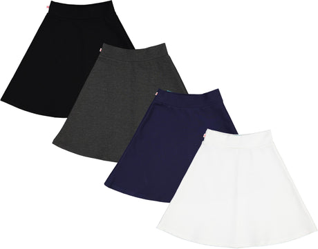 Three Bows Girls Skirt - Ponte Camp